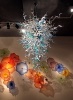 xo art glass chandelier