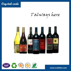 Newly eye-catching wine bottle label,metal wine label
