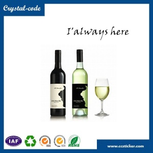 Chinese best price wine bottles label size,metal wine label,wine bottle label