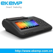 7 Inch Touch Screen Android POS Terminal Carrying 1D/2D Barcode Scanner with 58mm High Speed Thermal Printer for Retailing