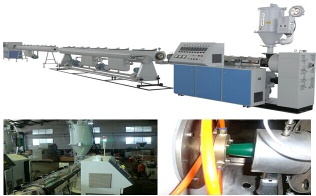 PPR glassfiber reinforced composite pipe extrusion line