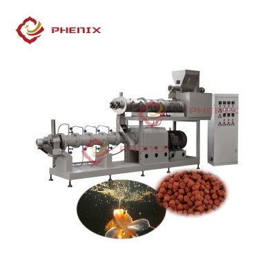 automatic floating fish feed extruder making machine production line - 1