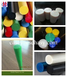 plastic colored HDPE rod / colored HDPE rod