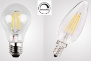 2016 new product pendant lighting e27 6W clear glass dimmable led filament bulb