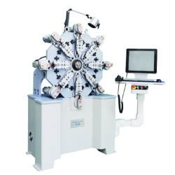 Forming Machine for Metal Wire Forming 10 Axes 236  CNC Spring Motor Provided Carbon Steel Iron Plate White and Red 1200
