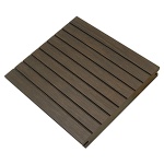 High Carbonized Outdoor Bamboo Decking Board For Park / Plank Road