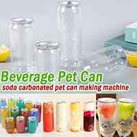 beverage pet can, pet can drink, carbonated pet can, soda can make, drinking pet can