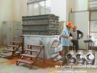 Sand mold low pressure casting machine - J450