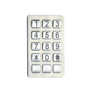 industrial telephone keypad 5x3 zinc alloy keypad with great price