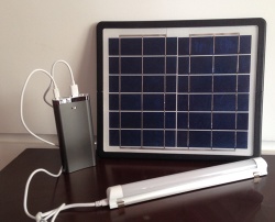 home 10w solar lighting and charging system