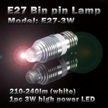led lamp E27 3w