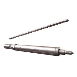 PP/PVC injection moulding screw barrel - PP/PVC injection