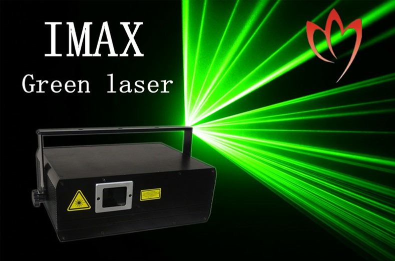 Newest IMAX series green laser light