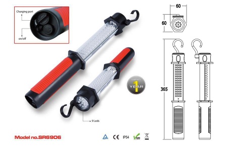 60+9LED Rechargeable Work Light