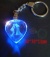 Promotional LED 3d laser engraved crystal keychain gifts - ysk-001