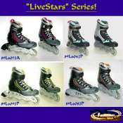 Semi Soft Boot In Line Skates. - LiveStars Series