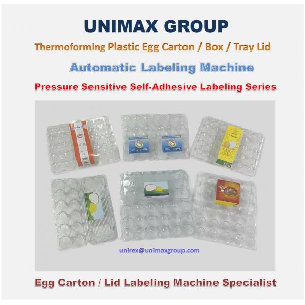Plastic/PET Thermoforming Egg Carton/Box/Tray Lid Labeling Machine Series - Plastic Egg Carton/Box/Tray Lid Labeling Category (151)