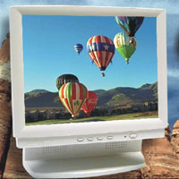 13.3''TFT Analog/Video LCD Monitor