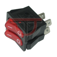 Double-Poles Rocker Switch