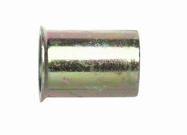 Reduced head steel full hexagonal body blind rivet nuts