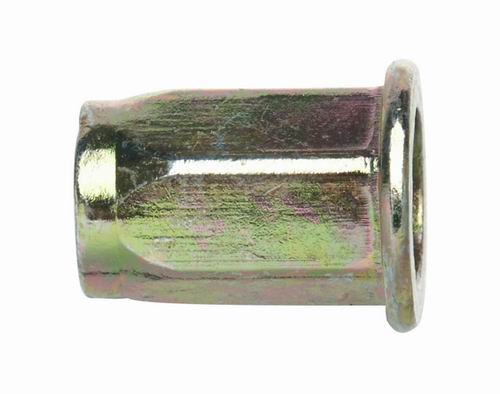 flat head steel half hexagonal body blind rivet nuts