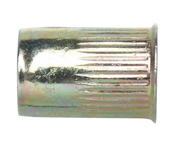 reduced head steel knurled body blind rivet nut