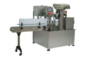 Automatic filling and capping machine