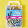 Zebra Vinyl - Coated Paper Clips