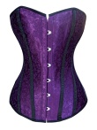 Purple Overbust Corset