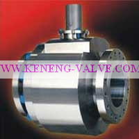 Metal seated ball valve