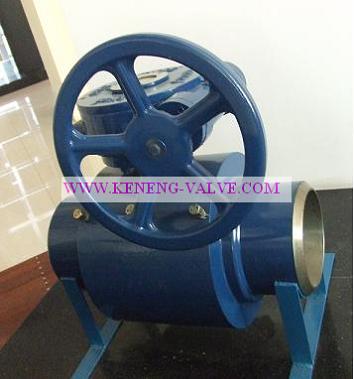 Full welded ball valve