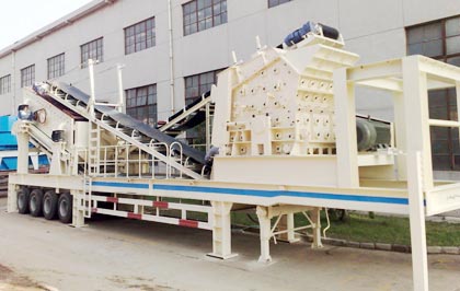 mobile crushing plant