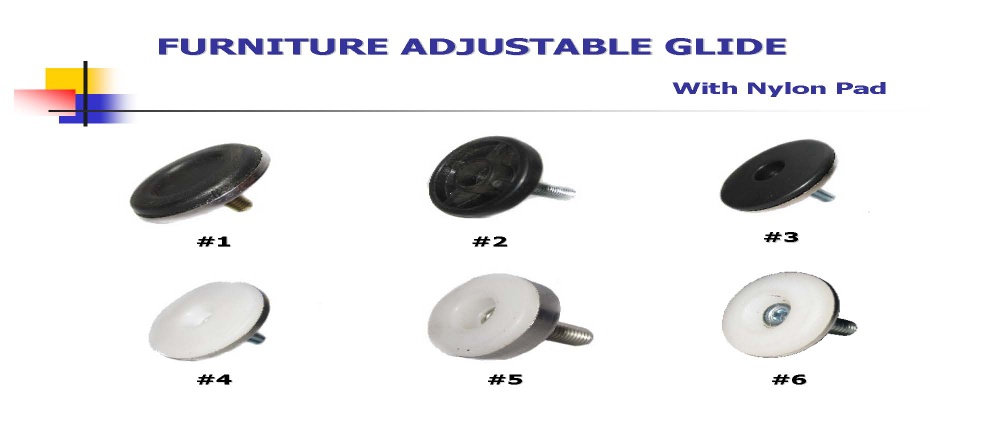 Furniture adjustable glide