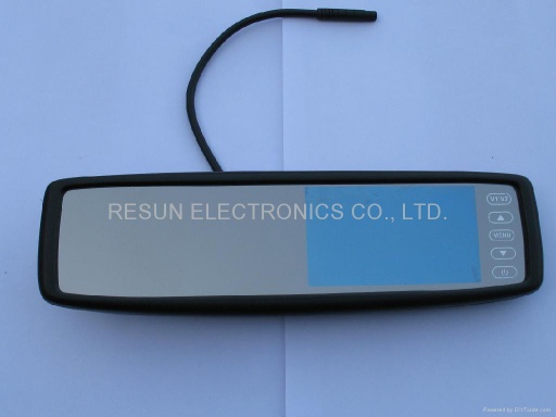 Clip on Anti-Glare Rearview Mirror with 4.3 