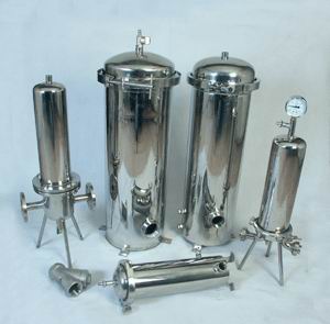 triple clamp filter housing