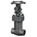 Forged pressure sealing gate valve