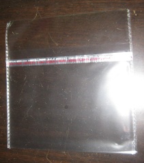 adhesive cd sleeve/cd sleeves/plastic cd sleeves/plastic sleeves