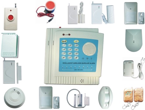 Wireless intelligent burglar alarm system