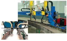 tapered beam welding line