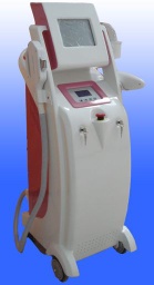 Multi functional E light + RF + Nd: YAG laser combination beauty equipment