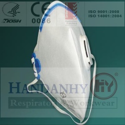 respirator/dust mask/N95/CE/respiratory protection/FFP/P1/P2/disposable particulate respirator/ filtering facepiece