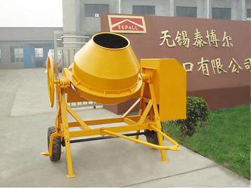 tilting concrete mixer