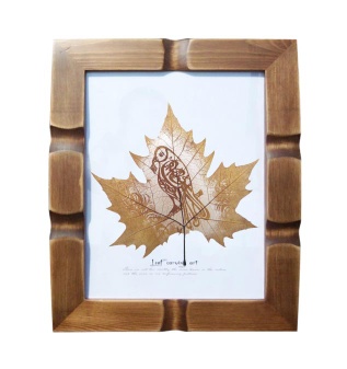 leaf carving craft