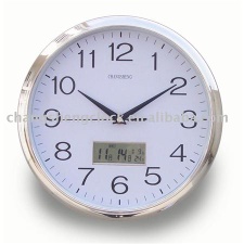 LCD Calendar Wall Clock