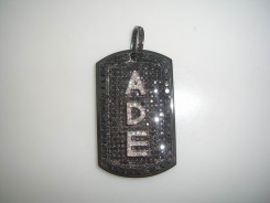 Diamond Dog Tag