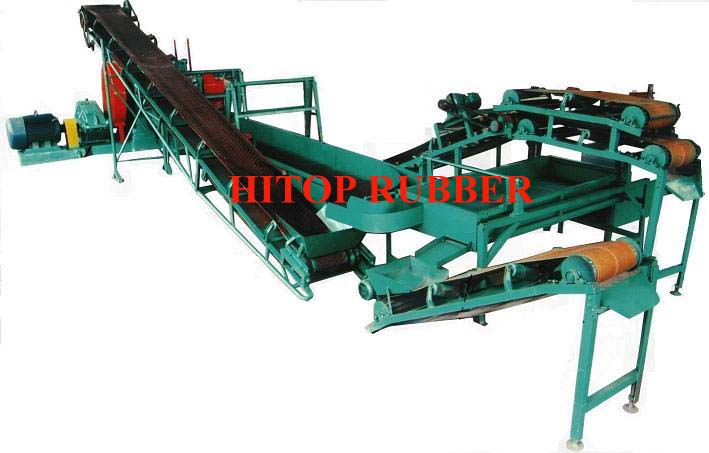 waste tyre recycling machine