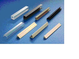 Irregular-shaped plastic extrusion products, plastic tubes and strips, aluminum foil decorative strips