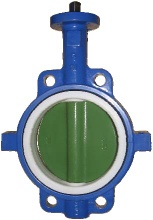 CAST IRON BUTERFLY VALVE WAFER TYPE DESIGN