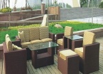 PE Rattan Weaves Sofa