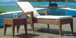 PE Rattan Weaves Beach Chair